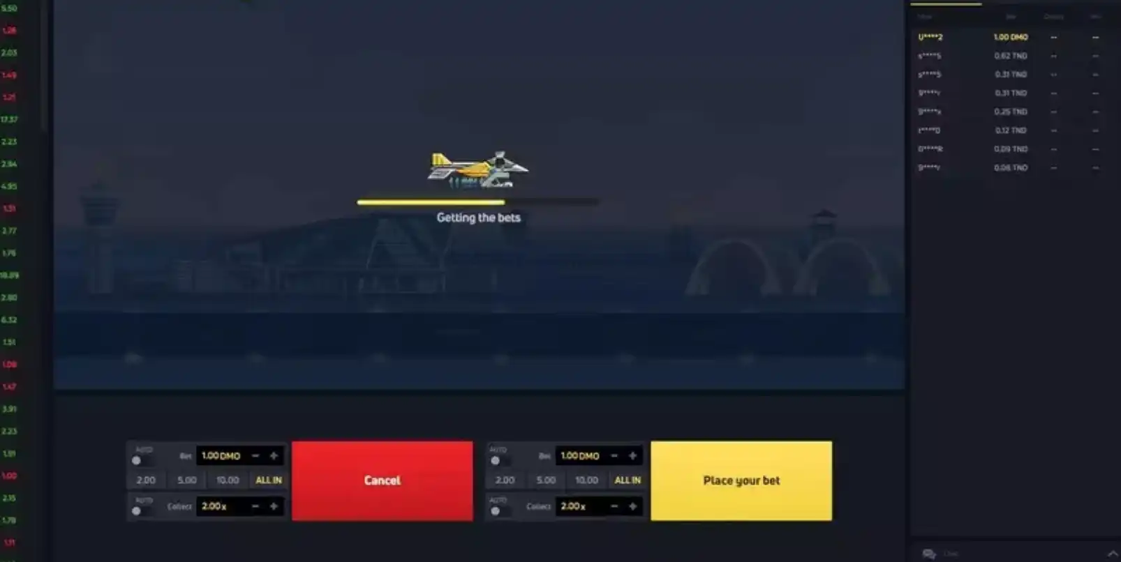 Histórico de rodadas JetX mostrando resultados reais de 3 meses de jogo com estratégia